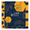 Jazz OFFICIAL NBA "Hexagon" Full/Queen Comforter & Shams Set; 86" x 86"