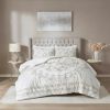 3 Piece Tufted Cotton Chenille Duvet Cover Set