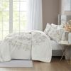 3 Piece Tufted Cotton Chenille Duvet Cover Set