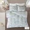 3 Piece Cotton Floral Printed Reversible Duvet Cover Set