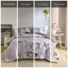 3 Piece Floral Printed Duvet Cover Set